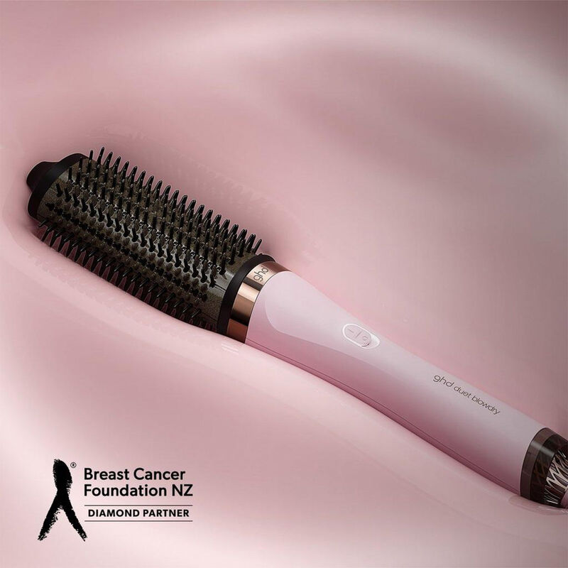 ghd Duet Blowdry Hair Dryer Brush in Pink Sorbet image number 1